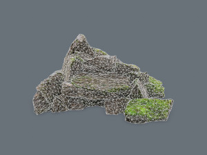 Forest rocks 3D Model
