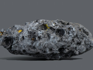 Asteroid set Model 3D