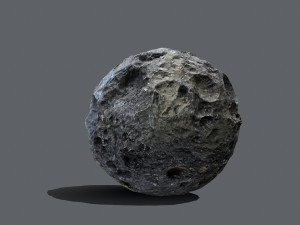 Asteroid set Model 3D