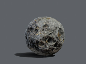 Asteroid set Model 3D