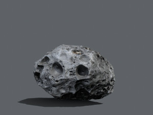 Asteroid set Model 3D