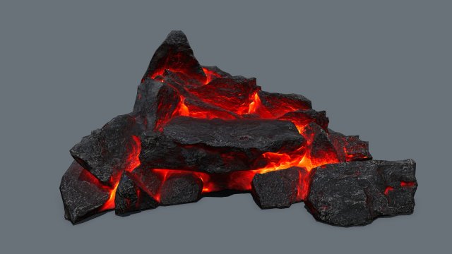 Lava rocks Modèle 3D .c4d .max .obj .3ds .fbx .stl .blend 