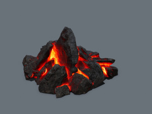 Lava rocks Modèle 3D
