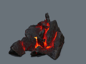 Lava rocks Modèle 3D