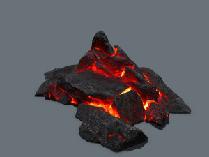 Lava rocks Modèle 3D