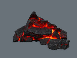 Lava rocks Modèle 3D