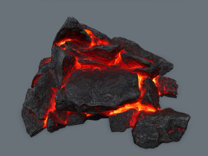 Lava rocks Modèle 3D