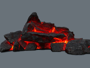 Lava rocks Modèle 3D