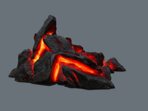 Lava rocks Modèle 3D