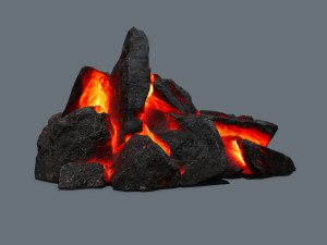 Lava rocks Modèle 3D