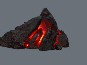 Lava rocks Modèle 3D