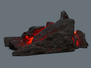 Lava rocks Modèle 3D