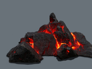 Lava rocks Modèle 3D