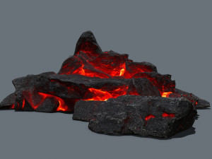 Lava rocks Modèle 3D