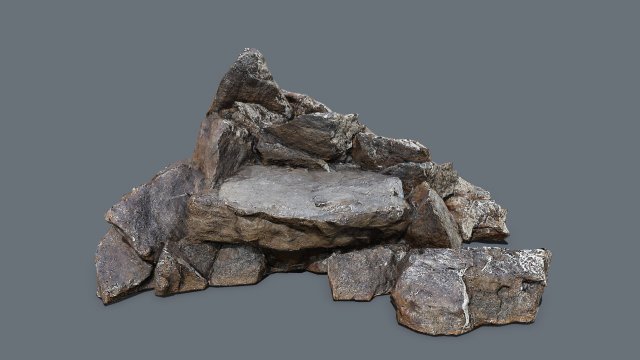 Cliff rocks Modelo 3D .c4d .max .obj .3ds .fbx .stl .blend 