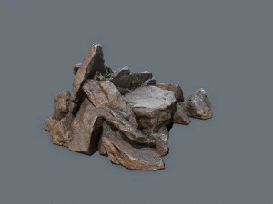 Cliff rocks 3D Model