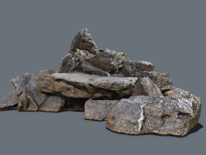 Cliff rocks Modelo 3D