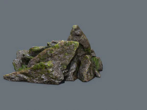 Forest rocks 3D Model