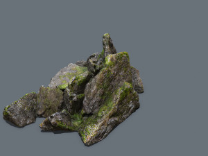 Forest rocks Modelo 3D