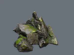 Forest rocks 3D Model