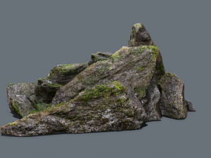 Forest rocks Modelo 3D