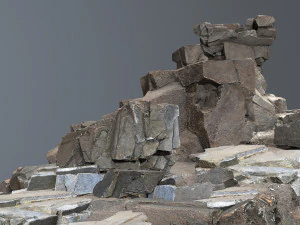 Skały klifowe Model 3D