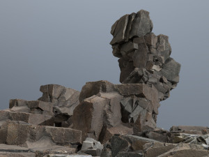 Cliff rocks Model 3D