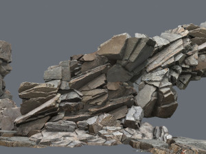Cliff rocks Model 3D