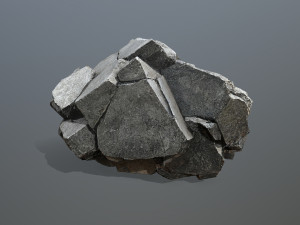 Cliff rocks Model 3D