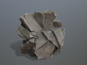 Cliff rocks Model 3D