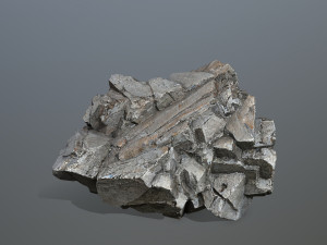 Cliff rocks Model 3D