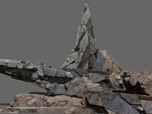Cliff rocks 3D Model