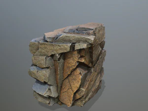 Cliff rocks 3D Model