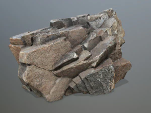 Cliff rocks 3D Model