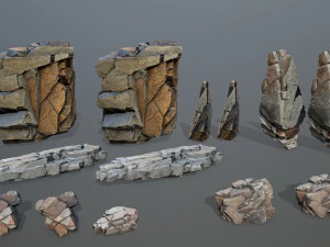 Cliff rocks 3D Model