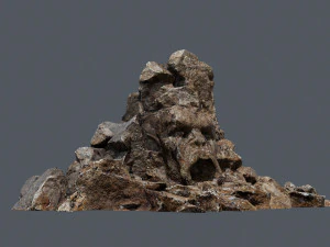 Porta di roccia Modello 3D