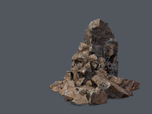 Rock Gate 3D Model