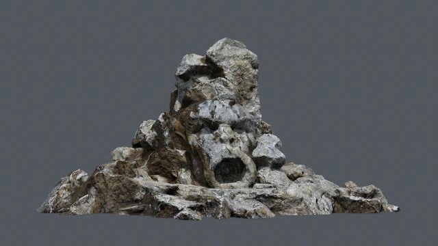 Rock Gate 3D Model .c4d .max .obj .3ds .fbx .stl .blend 
