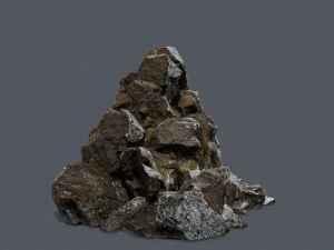 Rock Gate 3D Model