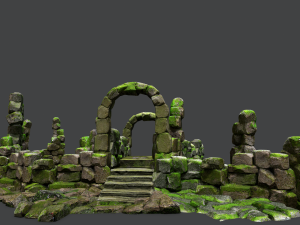 Wall set 3Dモデル