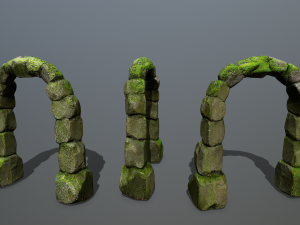 Wall set 3D-Modell