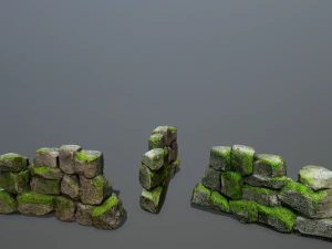 Wall set 3D Model