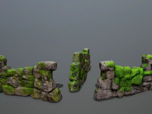 Wall set 3D Model