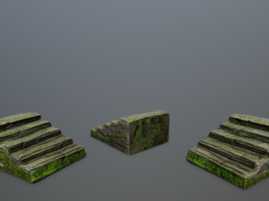 Wall set 3D-Modell