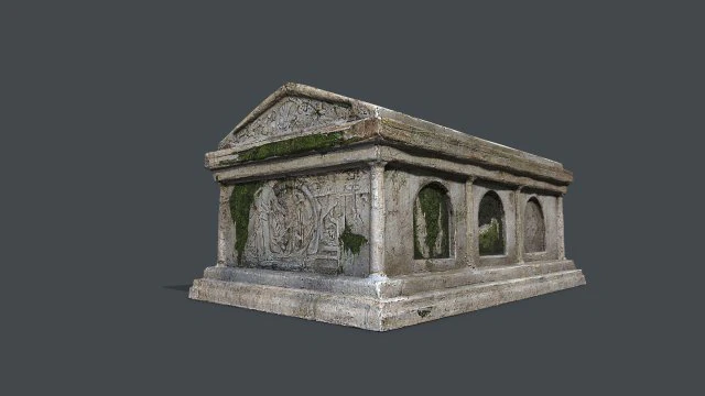 Tomb 3D Model .c4d .max .obj .3ds .fbx .stl .blend