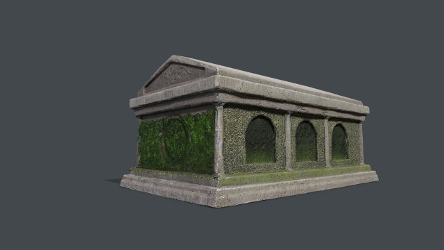 Tomb 3D Model .c4d .max .obj .3ds .fbx .stl .blend 