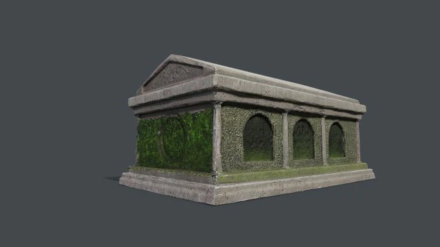 मकबरा 3D मॉडल .c4d .max .obj .3ds .fbx .stl .blend 