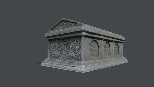 Tomb 2 3D Model .c4d .max .obj .3ds .fbx .stl .blend 