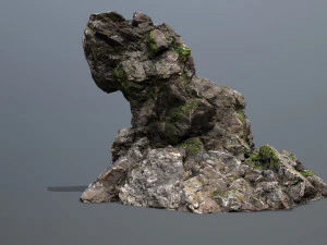 चट्टानों 3D मॉडल