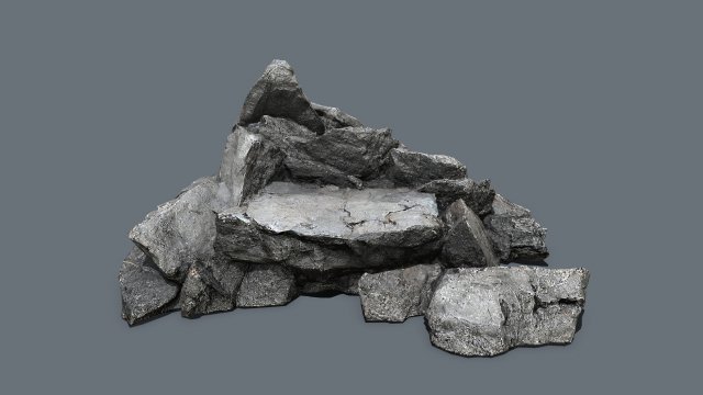 Rocks 3D 模型 .c4d .max .obj .3ds .fbx .stl .blend 